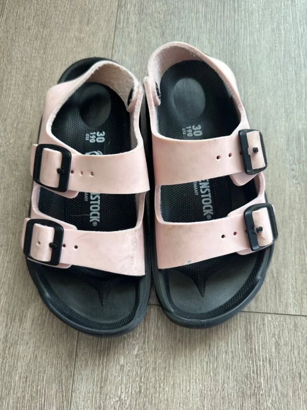 Birkenstock Toddler Girl's 30 (C12) Mogami Sandals Pink